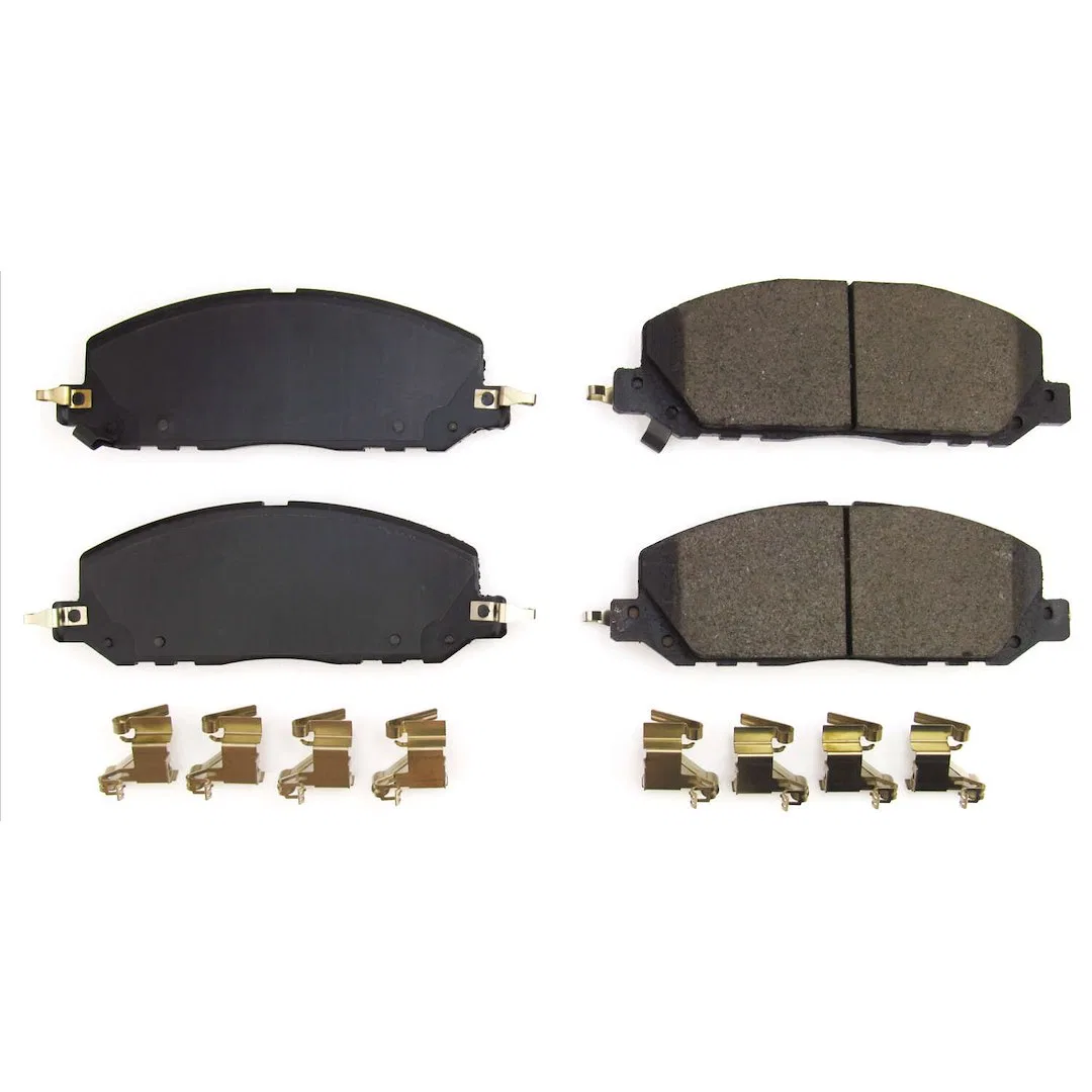 17-2230 – POWERSTOP Brake Pad, FMSI Number D2230 Carbon-Fiber Ceramic Set Of 4 With Premium Stainless Steel Hardware